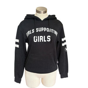 Girls Supporting Girls Adelaide Morin By Fanjoy Hoodie Sweatshirt Black Sz. XS